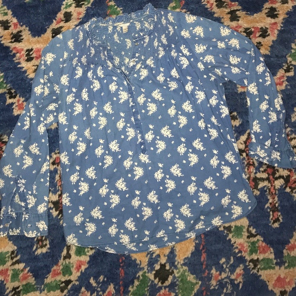 J. Crew printed top